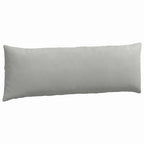 Cuscini da Divano 2 pcs Grigio chiaro 120 x 40 cm Tessuto
