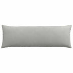Cuscini da Divano 2 pcs Grigio chiaro 120 x 40 cm Tessuto
