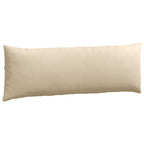 Cuscini da Divano 2 pcs Crema 120 x 40 cm Tessuto