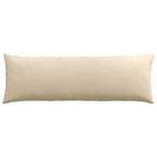 Cuscini da Divano 2 pcs Crema 120 x 40 cm Tessuto