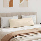 Cuscini da Divano 2 pcs Beige 120 x 40 cm Tessuto