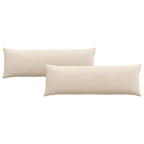 Cuscini da Divano 2 pcs Beige 120 x 40 cm Tessuto