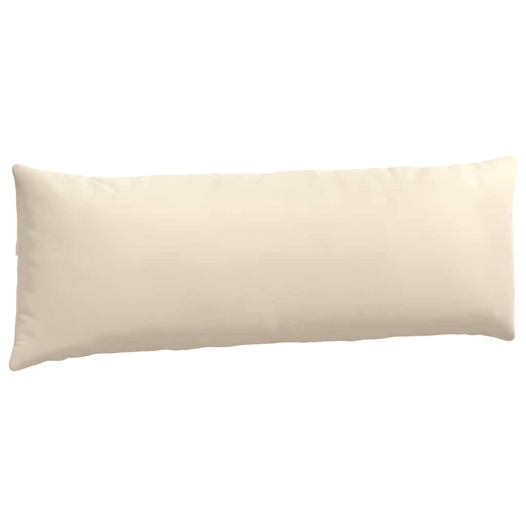 Cuscini da Divano 2 pcs Beige 120 x 40 cm Tessuto