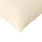Cuscini da Divano 2 pcs Crema 120 x 40 cm Tessuto in Cords