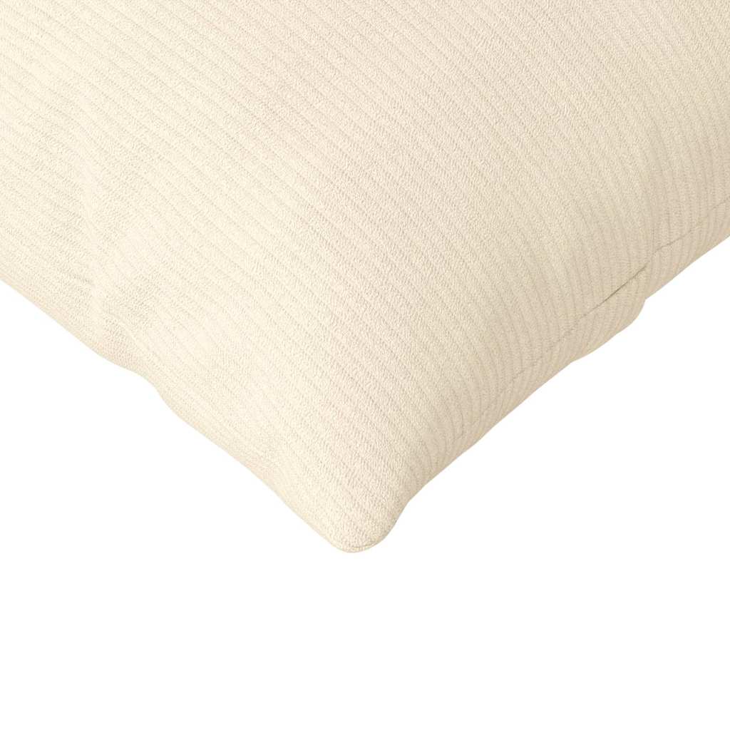 Cuscini da Divano 2 pcs Crema 120 x 40 cm Tessuto in Cords