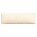 Cuscini da Divano 2 pcs Crema 120 x 40 cm Tessuto in Cords