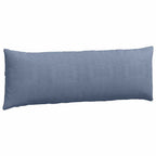 Cuscini da Divano 2 pcs Blu 120 x 40 cm Tessuto in Cords