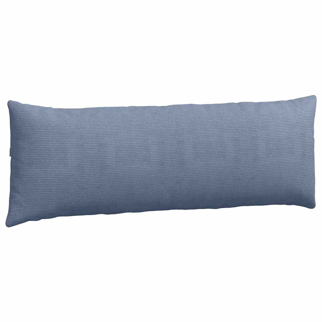 Cuscini da Divano 2 pcs Blu 120 x 40 cm Tessuto in Cords