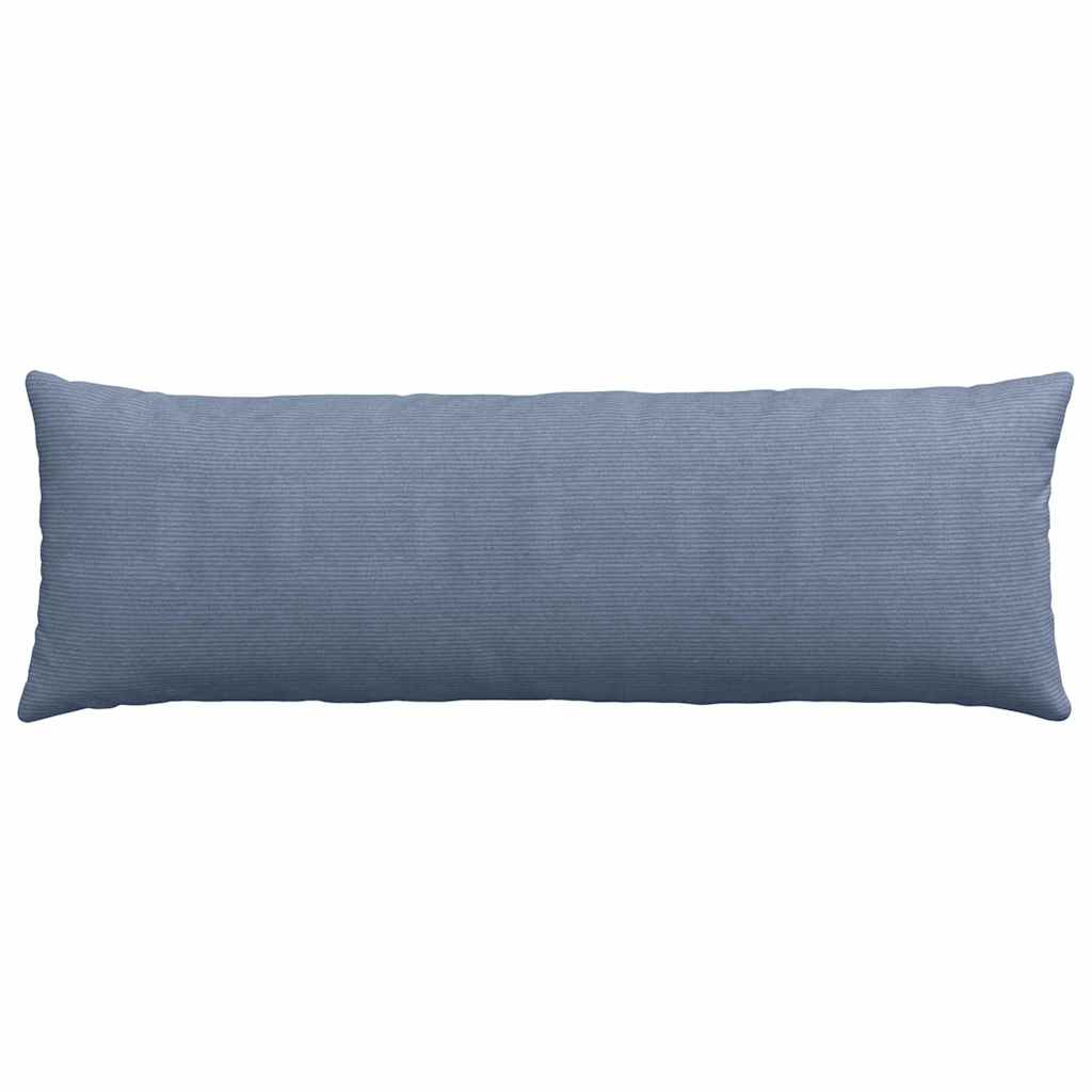 Cuscini da Divano 2 pcs Blu 120 x 40 cm Tessuto in Cords
