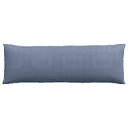 Cuscini da Divano 2 pcs Blu 120 x 40 cm Tessuto in Cords