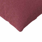 Cuscini da Divano 2 pcs Rosso Vino 145 x 40 cm Tessuto