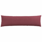 Cuscini da Divano 2 pcs Rosso Vino 145 x 40 cm Tessuto