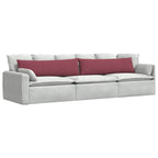 Cuscini da Divano 2 pcs Rosso Vino 145 x 40 cm Tessuto