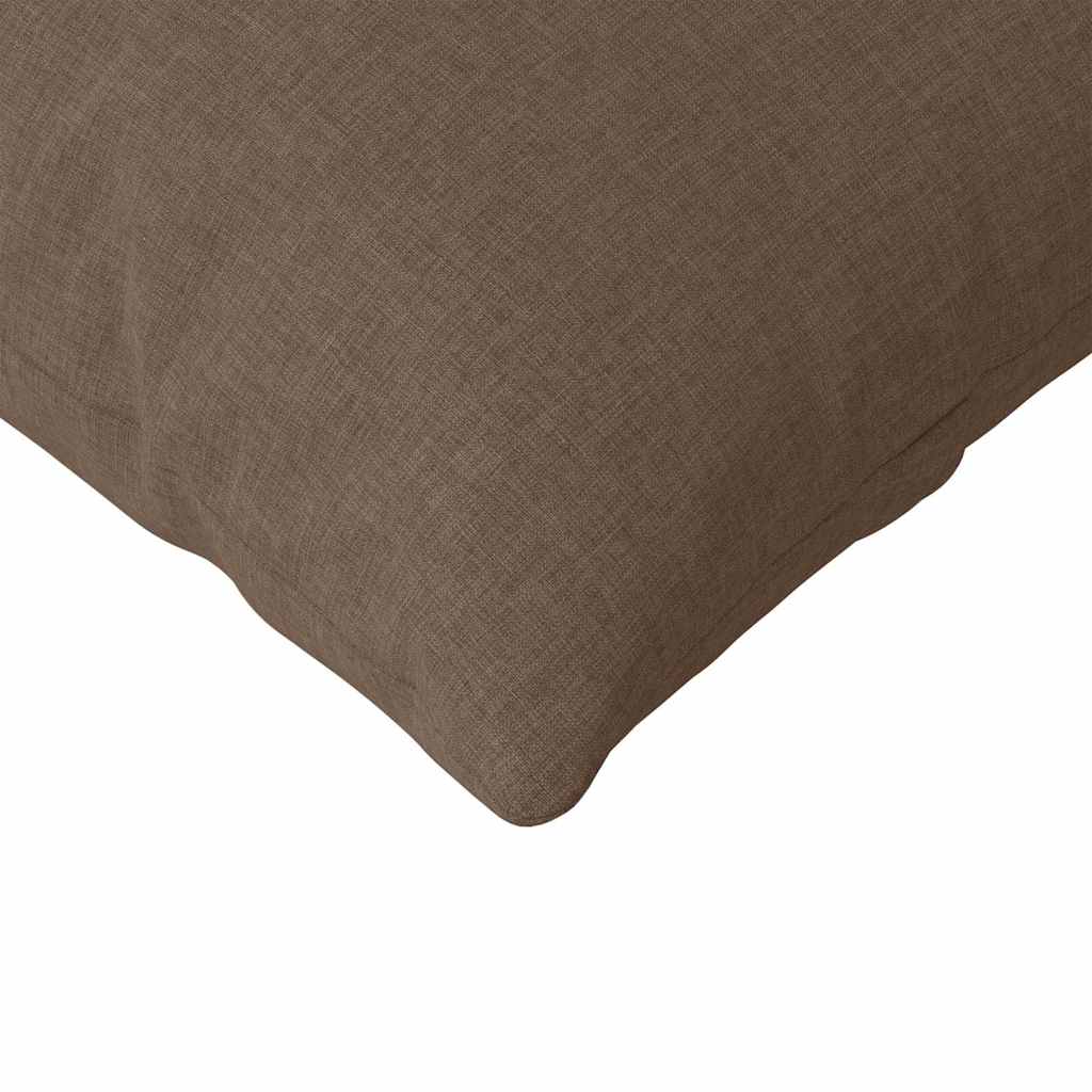 Cuscini da Divano 2 pcs Marrone 145 x 40 cm Tessuto