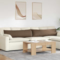 Cuscini da Divano 2 pcs Marrone 145 x 40 cm Tessuto