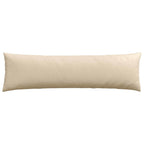 Cuscini da Divano 2 pcs Crema 145 x 40 cm Tessuto