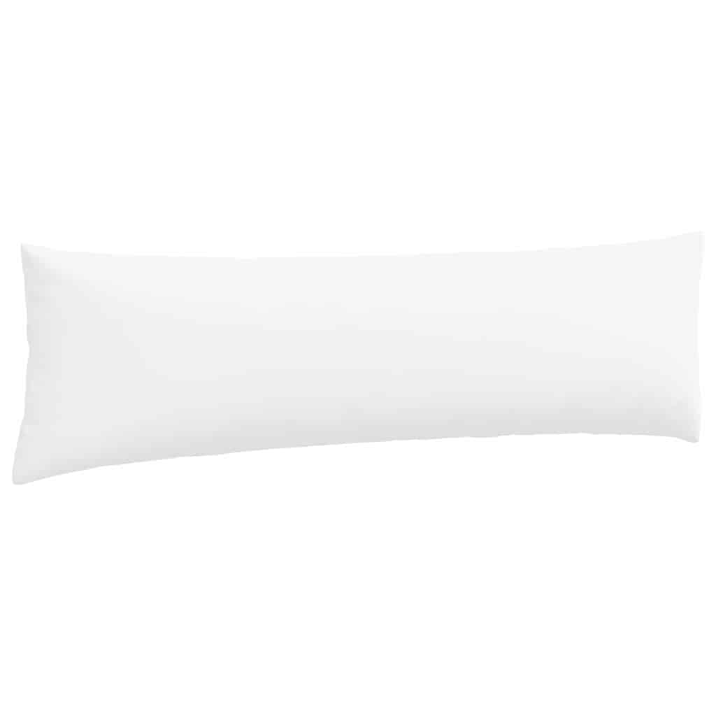 Cuscini da Divano 2 pcs Bianco 145 x 40 cm Tessuto