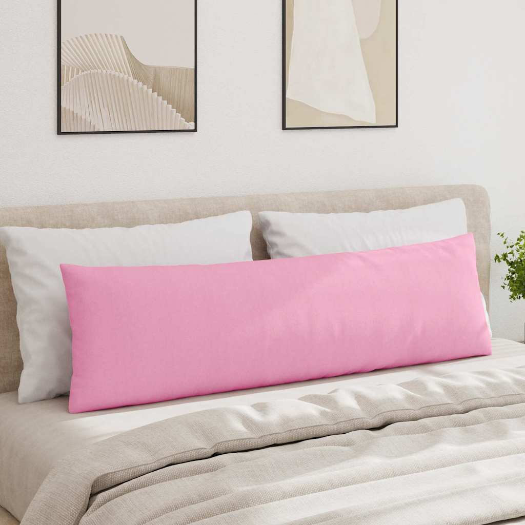 Cuscini da Divano 2 pcs Rosa 145 x 40 cm Tessuto