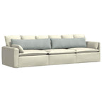 Cuscini da Divano 2 pcs Grigio chiaro 145 x 40 cm