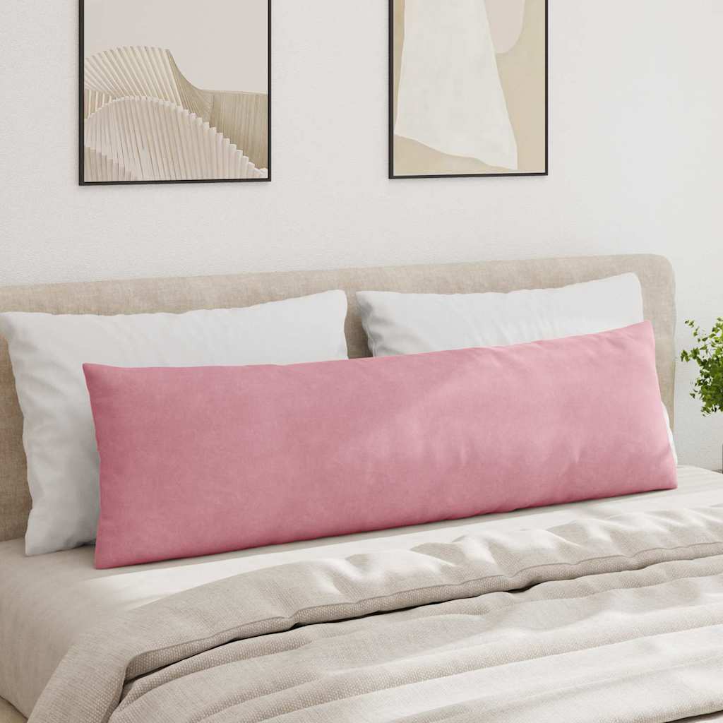 Cuscini da Divano 2 pcs Rosa 145 x 40 cm Tessuto in Cords