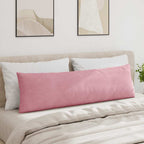 Cuscini da Divano 2 pcs Rosa 145 x 40 cm Tessuto in Cords