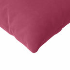 Cuscini da Divano 2 pcs Rosso Vino 145 x 40 cm Tessuto in Cords