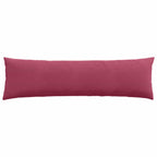 Cuscini da Divano 2 pcs Rosso Vino 145 x 40 cm Tessuto in Cords