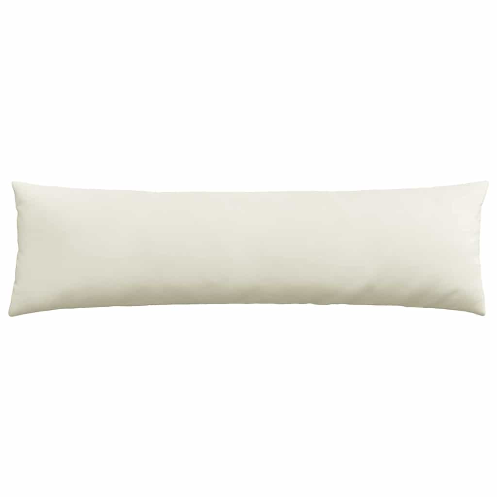 Cuscini da Divano 2 pcs Crema 145 x 40 cm Tessuto in Cords
