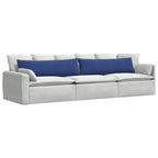 Cuscini da Divano 2 pcs Blu Polizia 145 x 40 cm