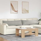 Cuscini da Divano 2 pcs Grigio chiaro 145 x 40 cm Tessuto
