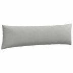 Cuscini da Divano 2 pcs Grigio chiaro 145 x 40 cm Tessuto