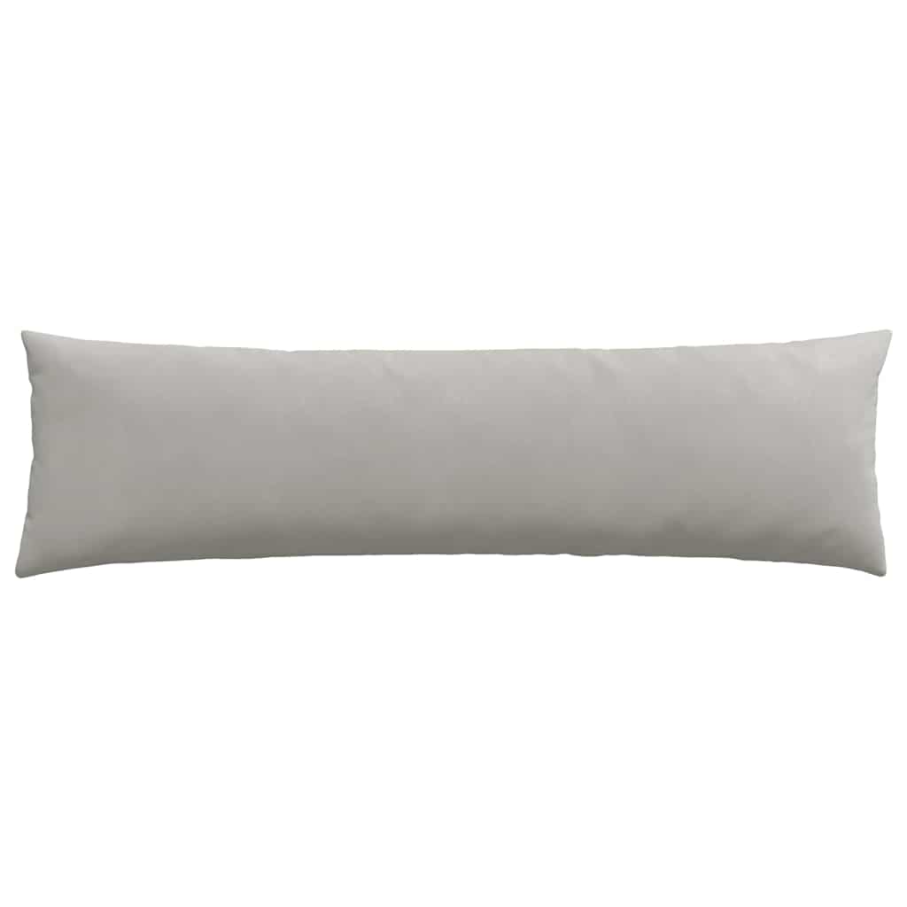 Cuscini da Divano 2 pcs Grigio chiaro 145 x 40 cm Tessuto