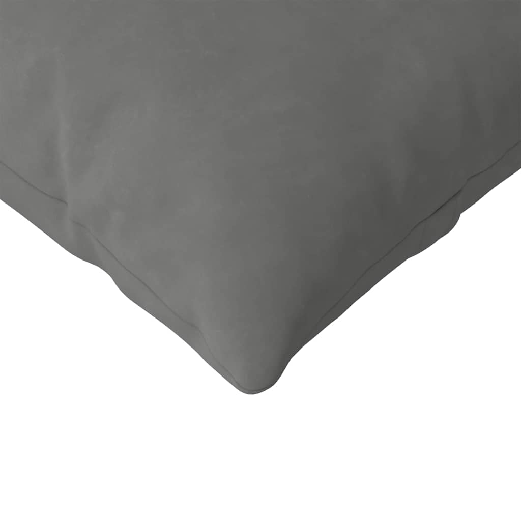 Cuscini da Divano 2 pcs Grigio scuro 145 x 40 cm Tessuto