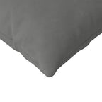 Cuscini da Divano 2 pcs Grigio scuro 145 x 40 cm Tessuto