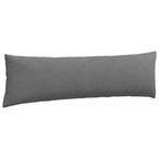 Cuscini da Divano 2 pcs Grigio scuro 145 x 40 cm Tessuto
