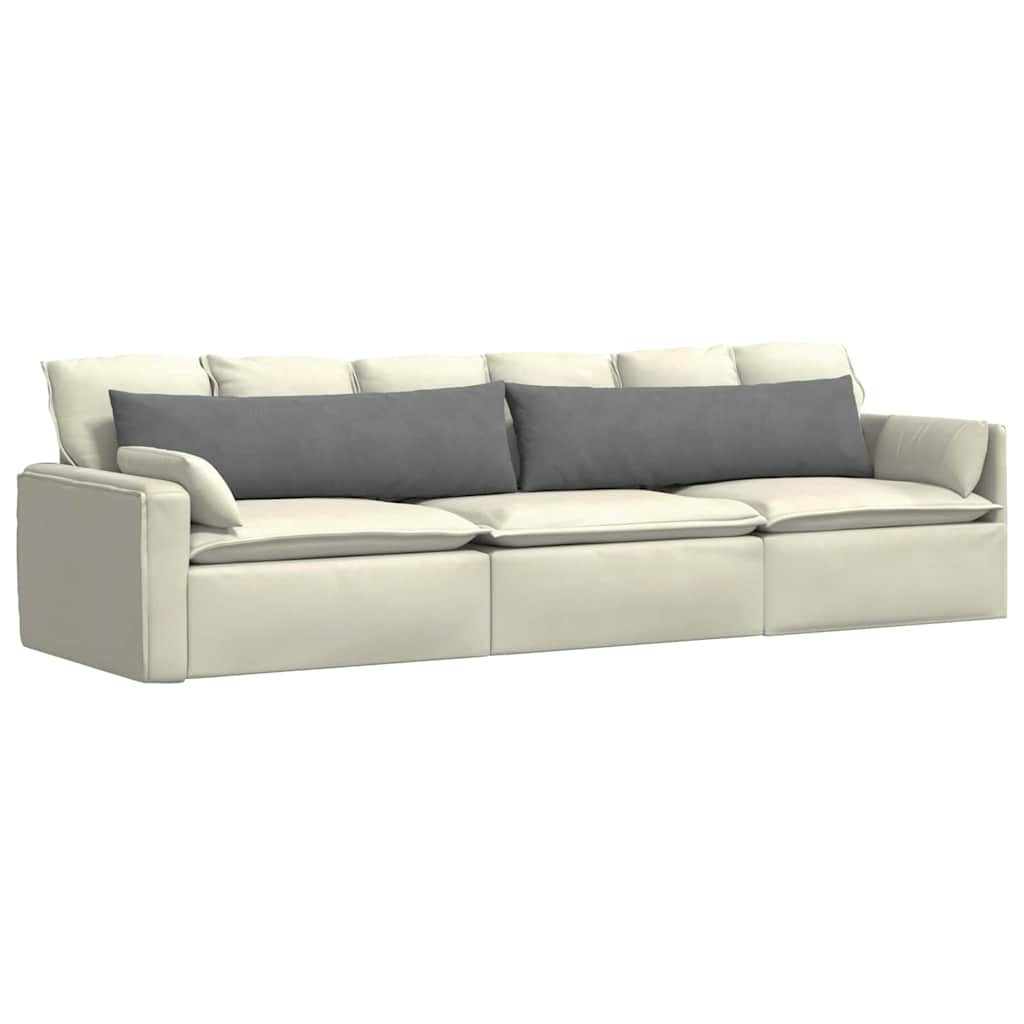 Cuscini da Divano 2 pcs Grigio scuro 145 x 40 cm Tessuto