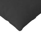 Cuscini da Divano 2 pcs Nero 145 x 40 cm Tessuto
