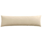 Cuscini da Divano 2 pcs Crema 145 x 40 cm Tessuto