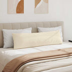 Cuscini da Divano 2 pcs Beige 145 x 40 cm Tessuto