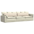 Cuscini da Divano 2 pcs Beige 145 x 40 cm Tessuto