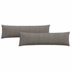 Cuscini da Divano 2 pcs Grigio chiaro 145 x 40 cm