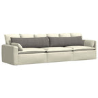 Cuscini da Divano 2 pcs Grigio chiaro 145 x 40 cm