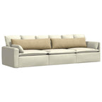Cuscini da Divano 2 pcs Grigio Verde 145 x 40 cm
