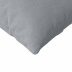 Cuscini da Divano 2 pcs Grigio chiaro 200 x 40 cm Tessuto
