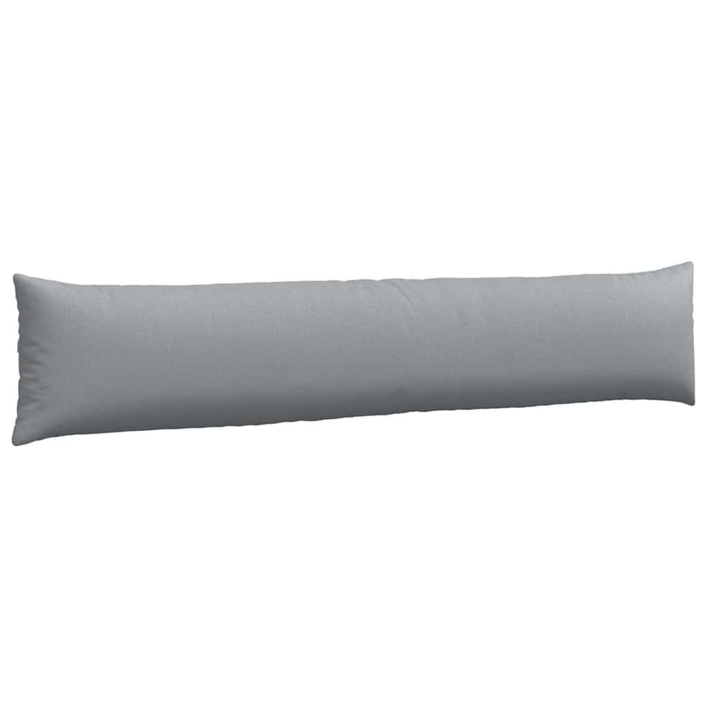 Cuscini da Divano 2 pcs Grigio chiaro 200 x 40 cm Tessuto