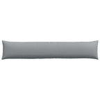 Cuscini da Divano 2 pcs Grigio chiaro 200 x 40 cm Tessuto