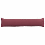 Cuscini da Divano 2 pcs Rosso Vino 200 x 40 cm Tessuto