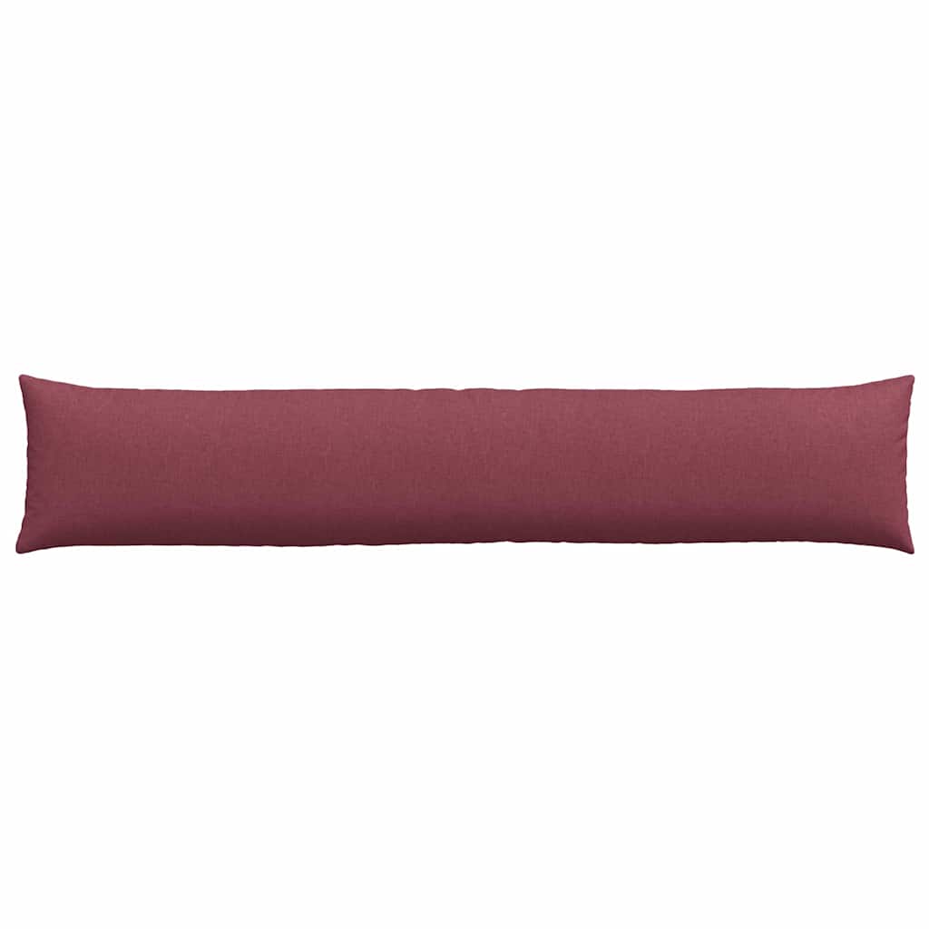 Cuscini da Divano 2 pcs Rosso Vino 200 x 40 cm Tessuto