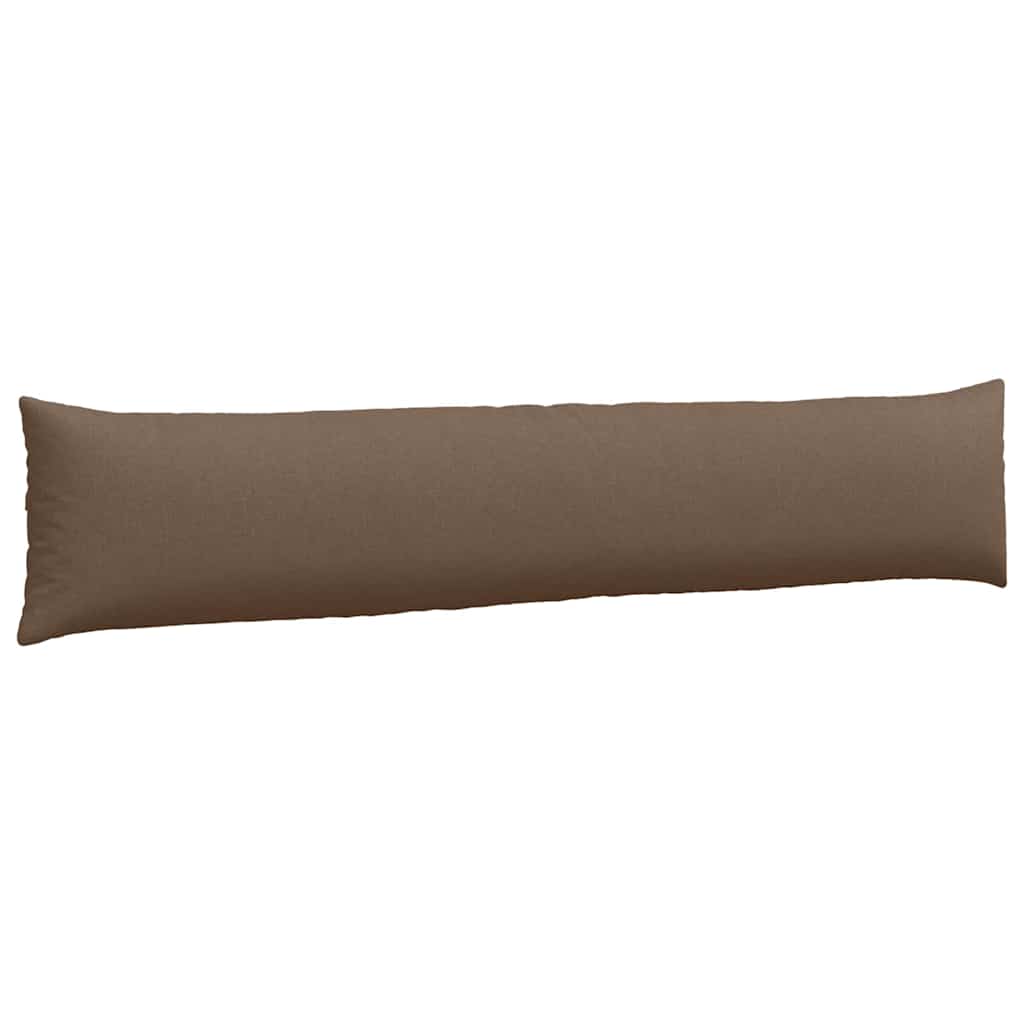 Cuscini da Divano 2 pcs Marrone 200 x 40 cm Tessuto