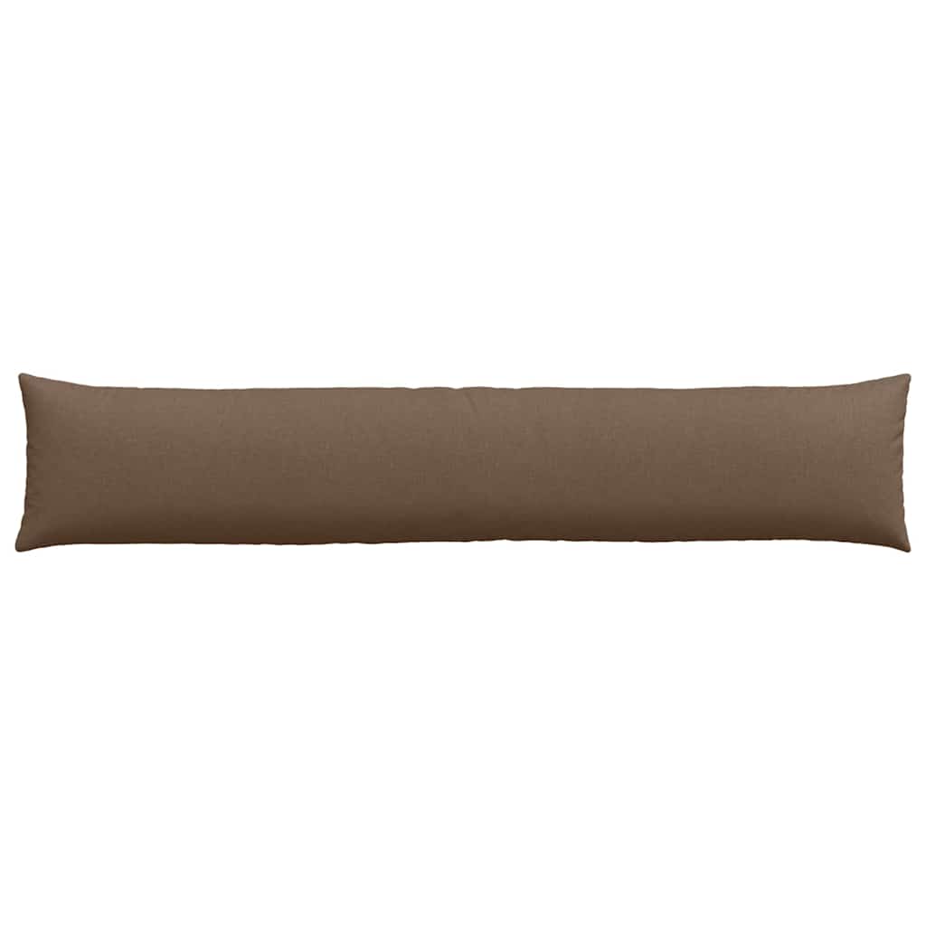 Cuscini da Divano 2 pcs Marrone 200 x 40 cm Tessuto